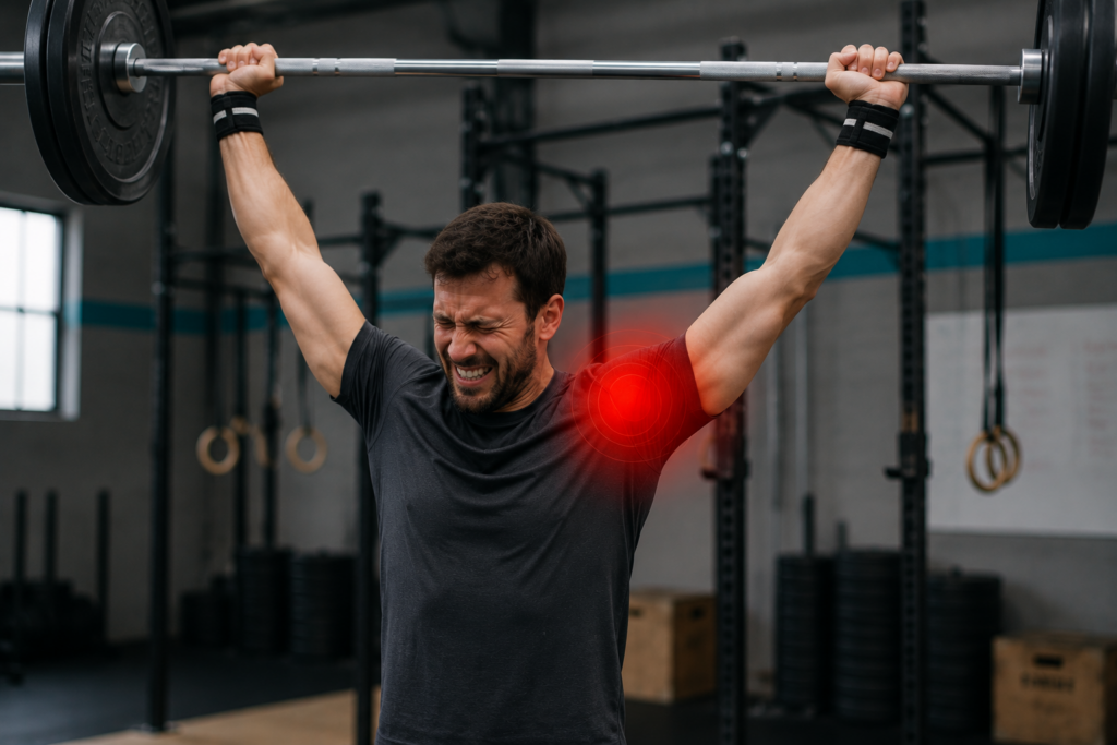 Douleur d'épaule au crossfit